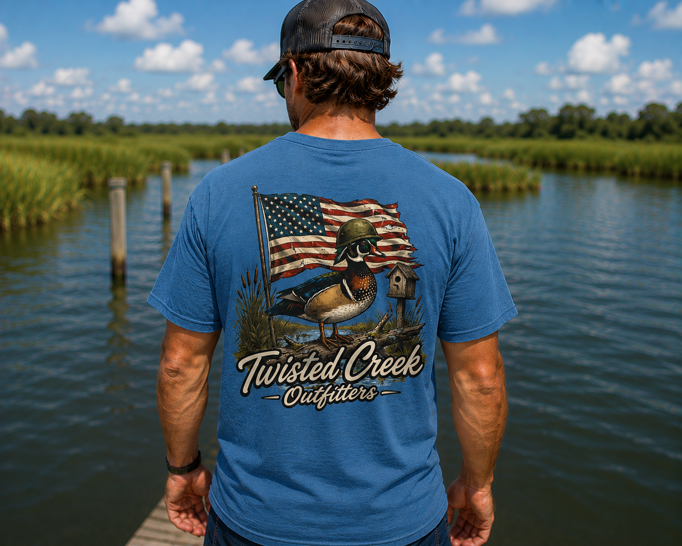 Patriotic Duck Tee