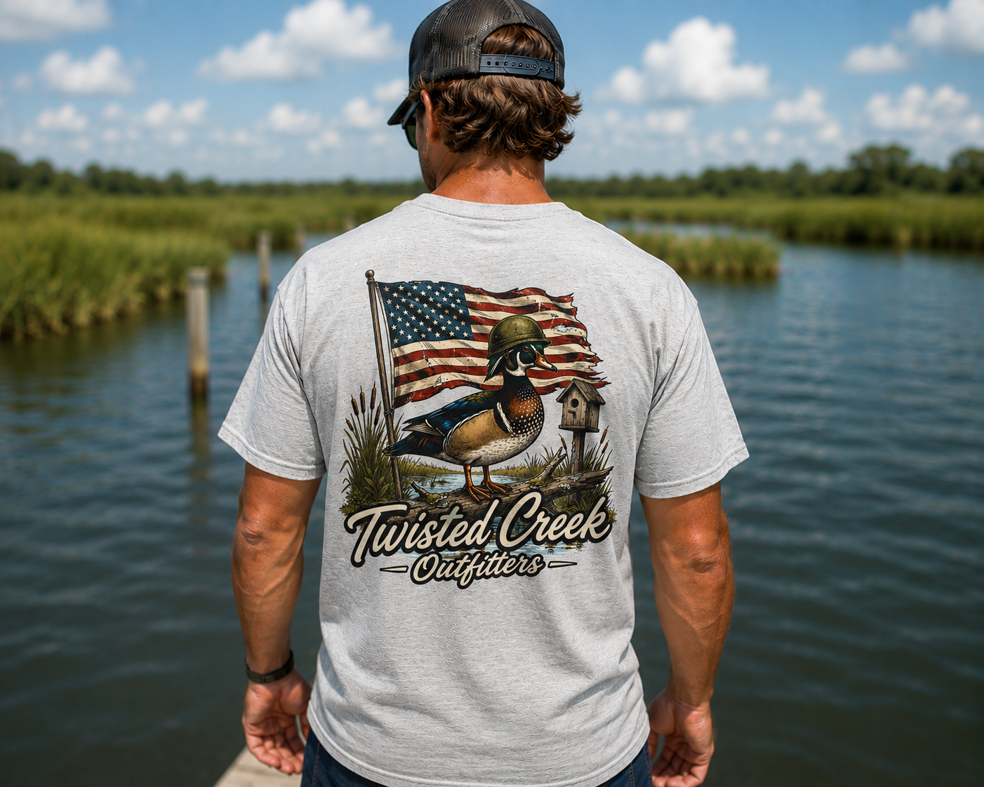 Patriotic Duck Tee