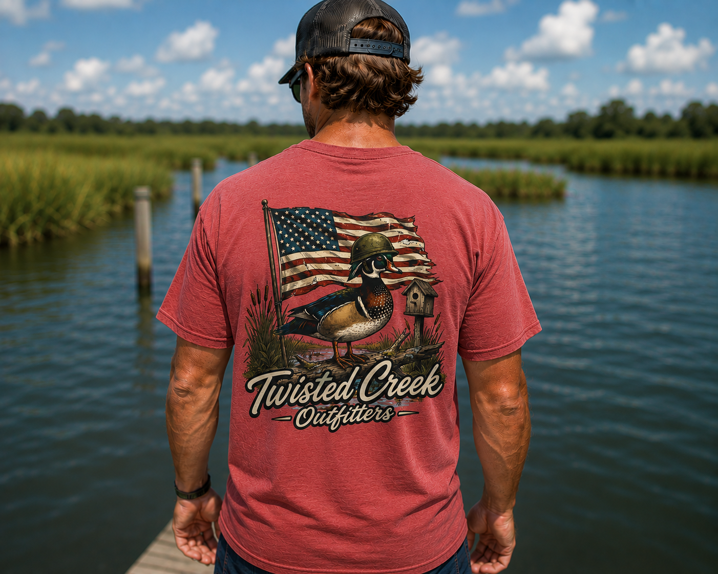 Patriotic Duck Tee
